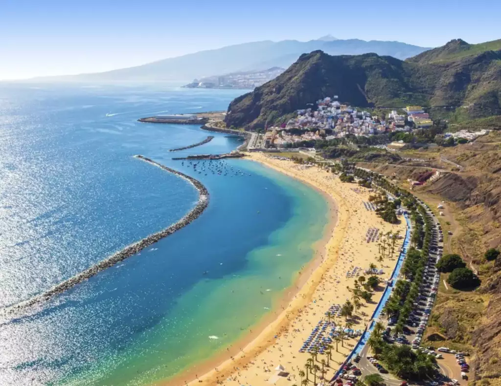 best beach in costa adeje, tenerife